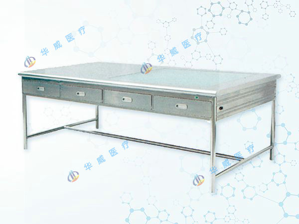 F9 不銹鋼工作臺(tái) 雙面、8抽帶燈